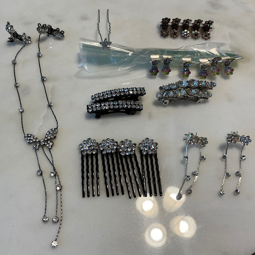 Crystal HAIR Pins